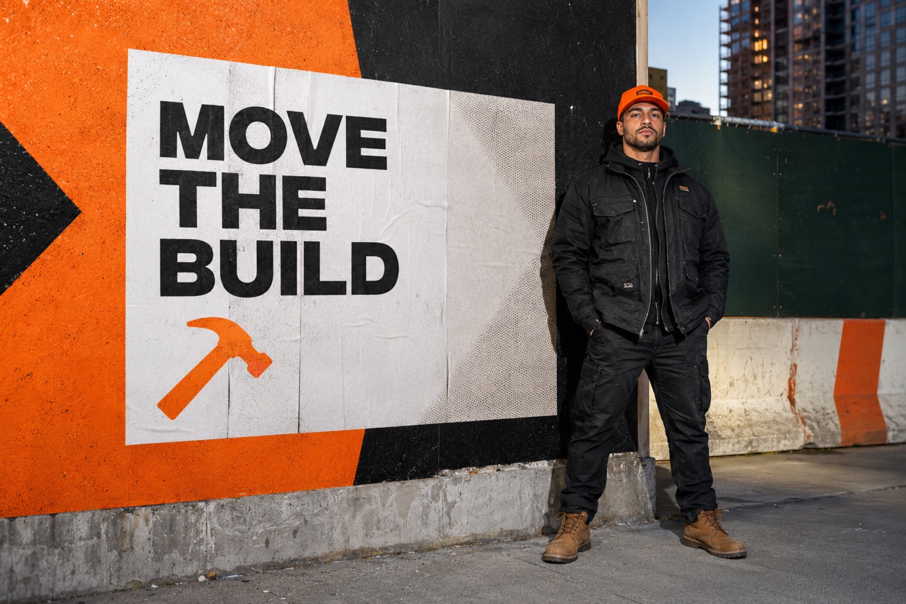 Fast Hammer professional in orange, black, and white brand colors