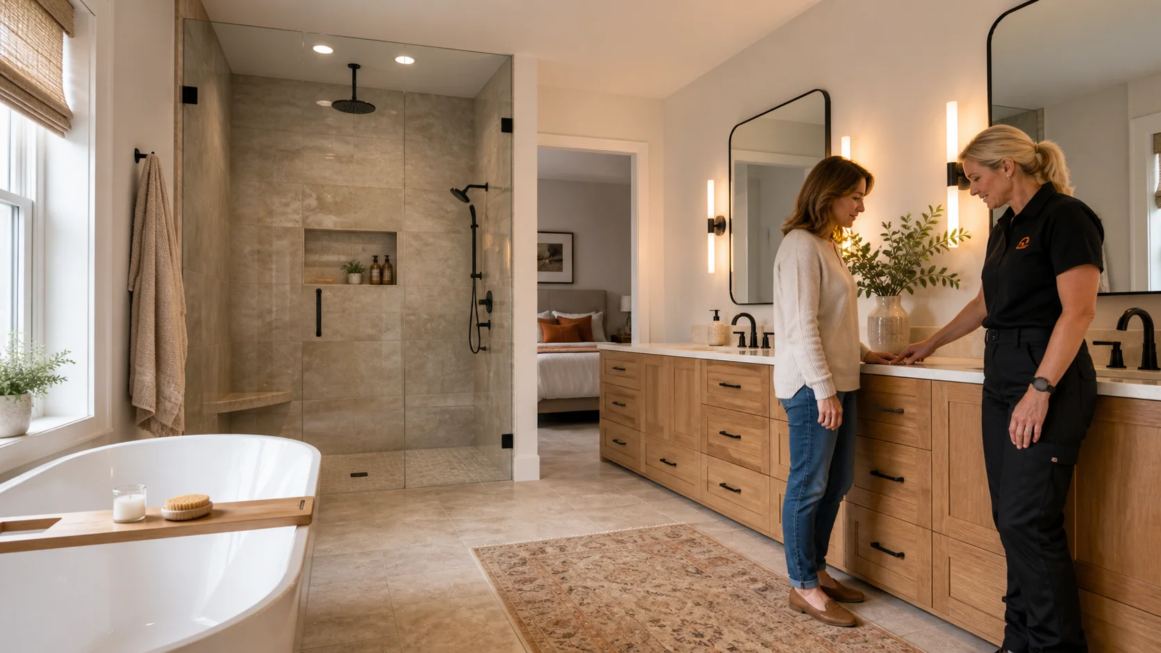 Kitchen & Bathroom Remodeling work in a real home